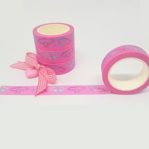 Pink Kinky Washi Tape for Scrap booking