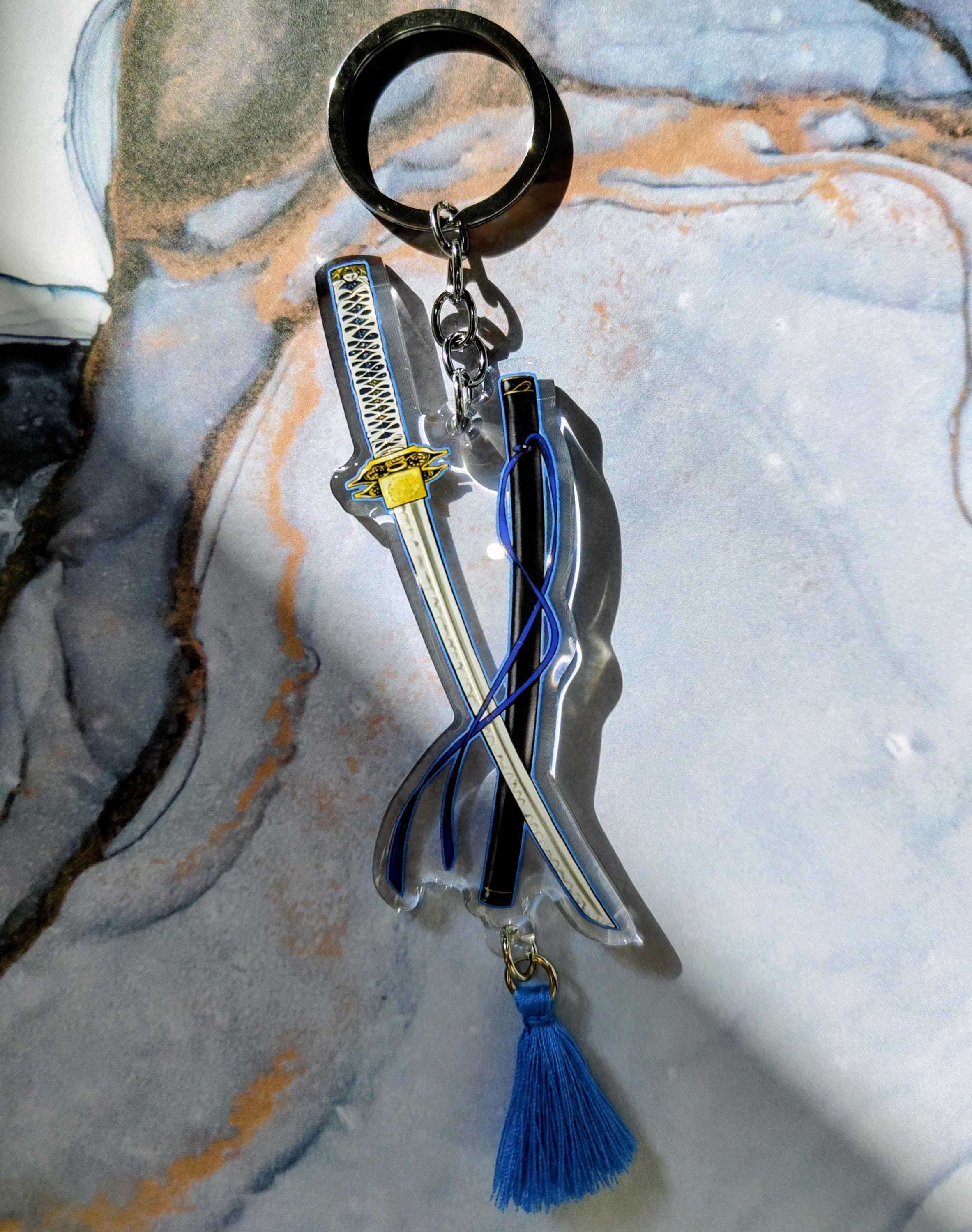 Devil May Cry 5 Vergil's Yamato Clear Acrylic Charm - Etsy