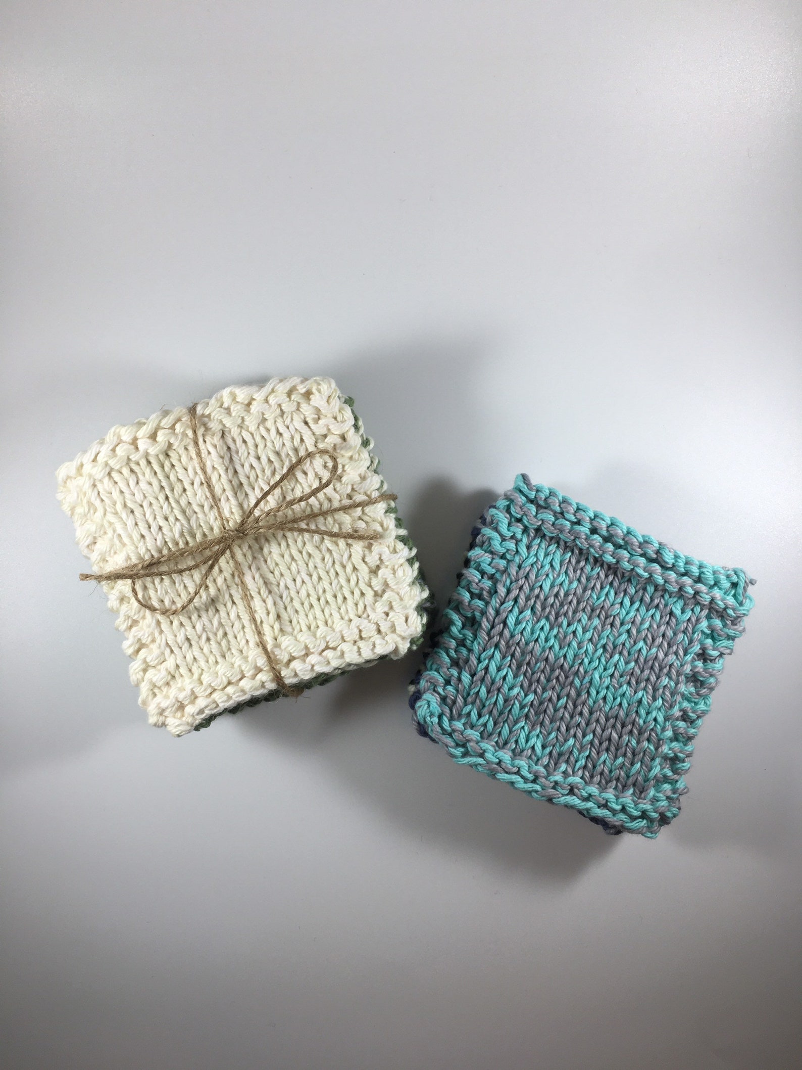 DIGITAL DOWNLOAD Knitted Coasters Pattern - Knit Coasters - Quick ...