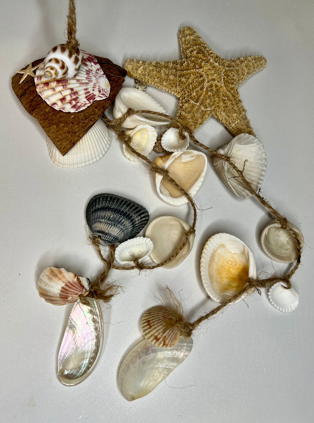 Coconut Chimes, Seashell Chimes, Beach Chimes, Wind Chimes, Coastal Decor, Coastal Shell Chimes