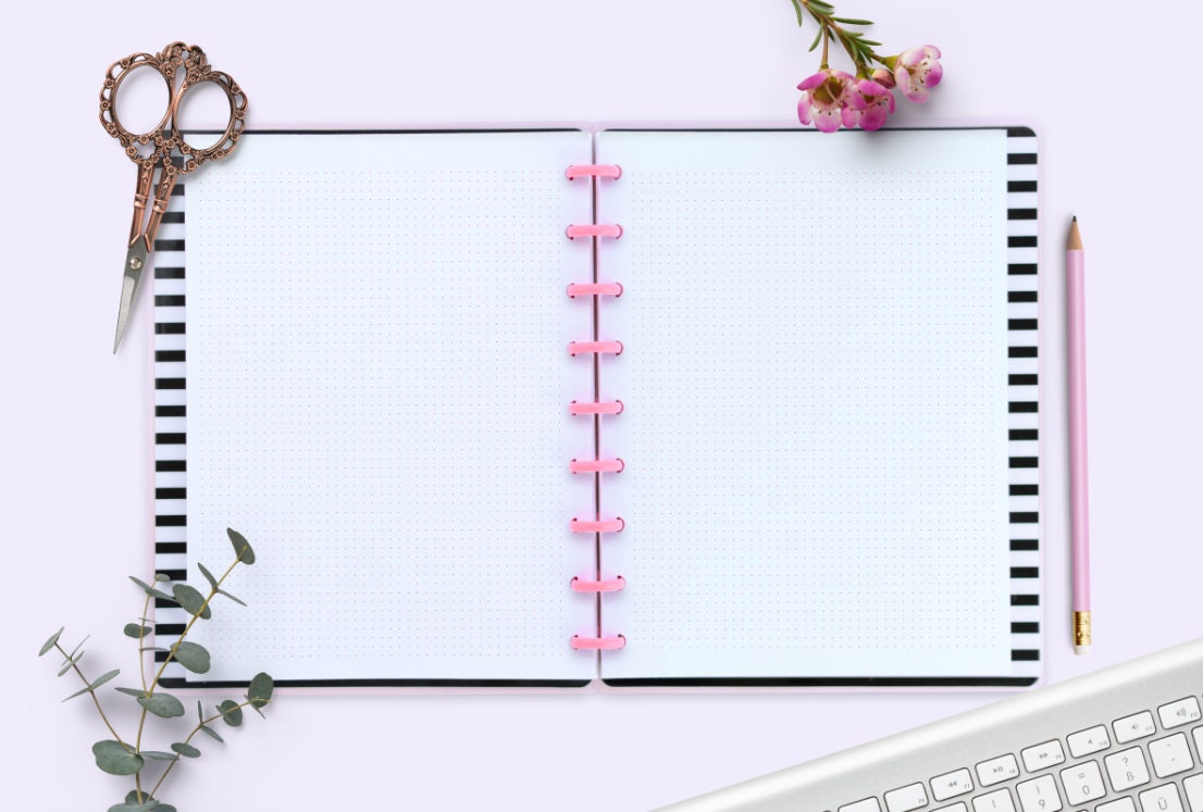 Planner Scene Creator Discbound Planner Mockup Planner Mock Etsy