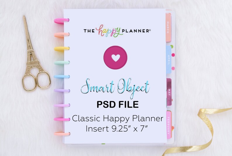 Happy Planner Mockup Planner Mock Up Planner Cover Mockup ...