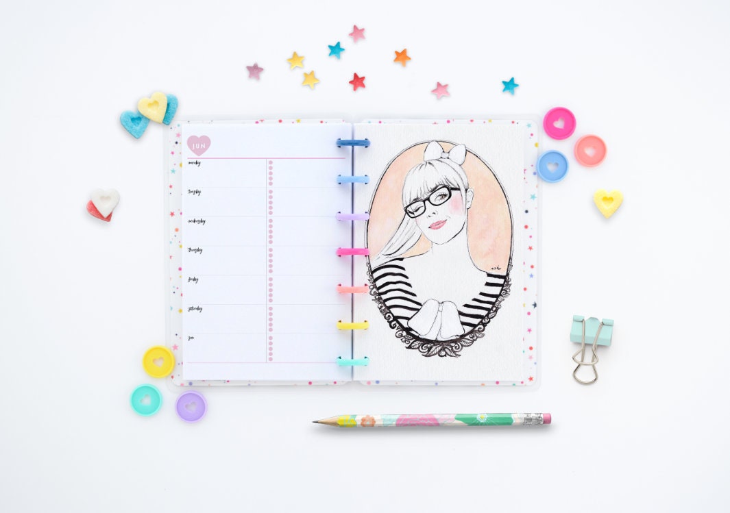 Mini Planner Mockup Planner Mock Up Planner Cover Mockup Etsy
