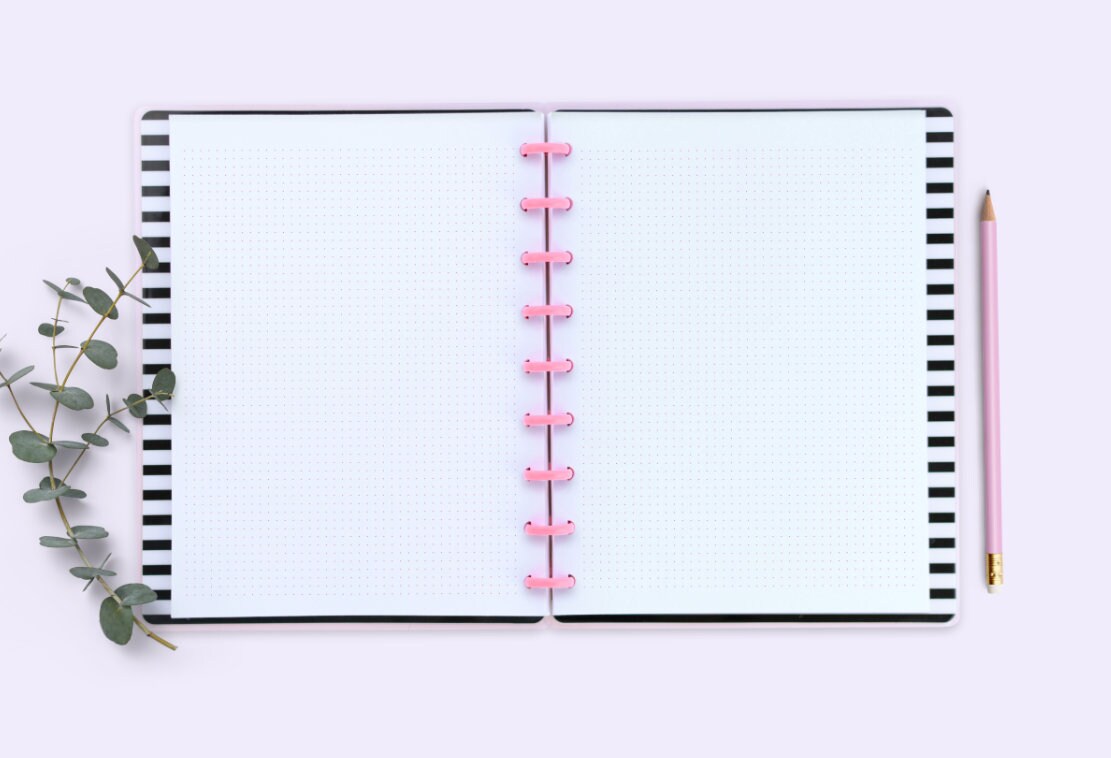 Planner Scene Creator Discbound Planner Mockup Planner Mock Etsy