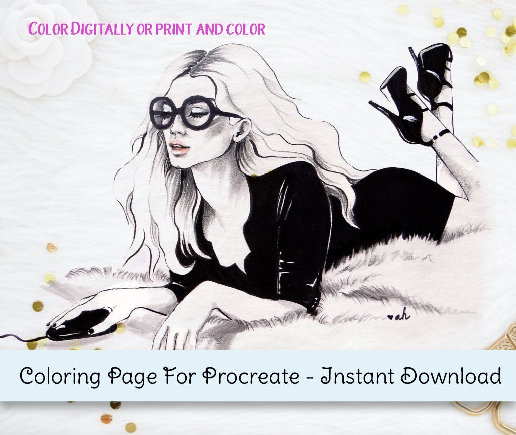 Coloring Pages For Adults Coloring Sheets Coloring Pages | Etsy