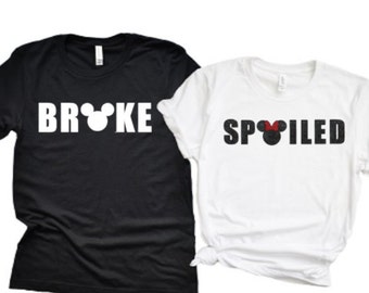 broke spoiled disney shirts
