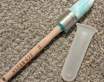 Brush Keeper With Paintbrush Pro Set, Size 16, Professional Furniture And Project Paintbrush, Synthetic Bristles