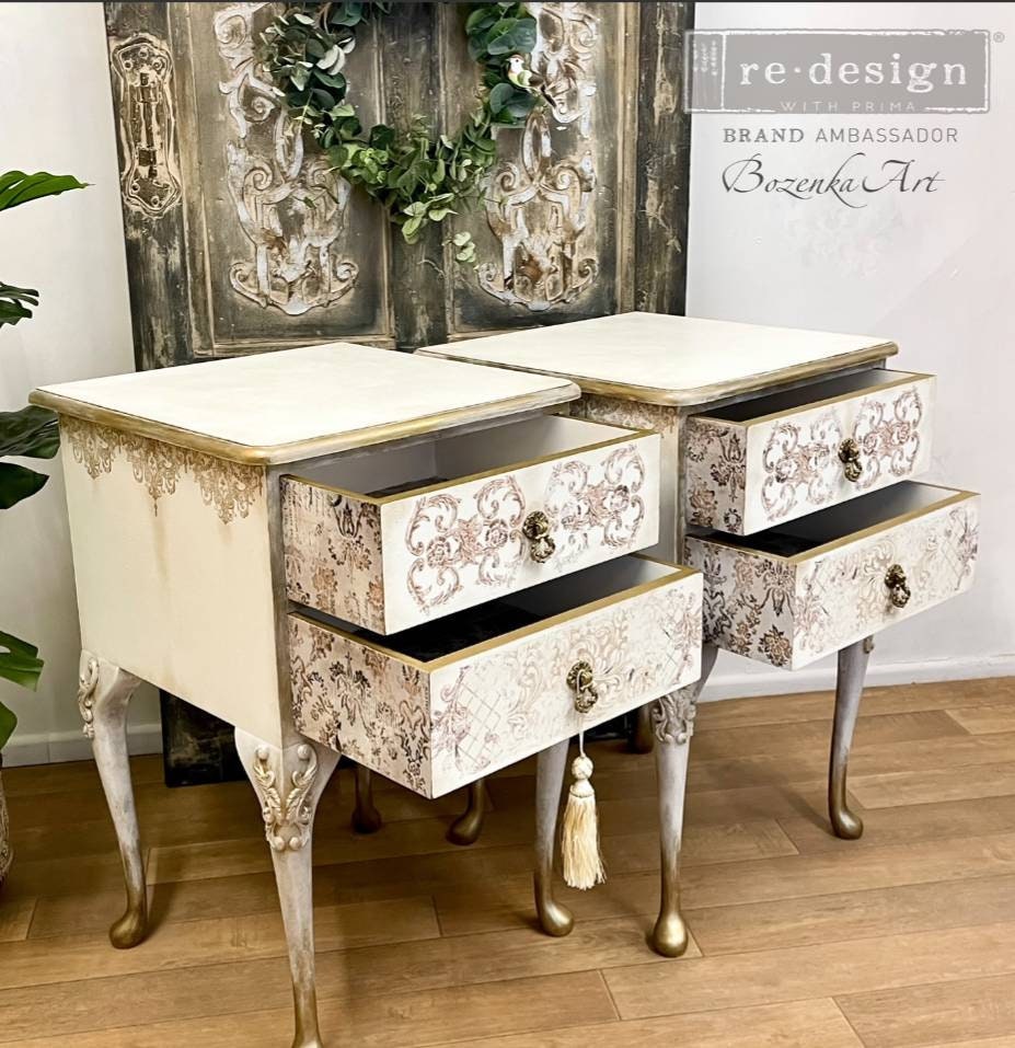 Distressed Borders II - • Rub on Furniture Transfer • Redesign with Prima •  Furniture Flipping • Flips • Canvas • Transfers • Wall Decals - The Plaster  Paint Company, LLC