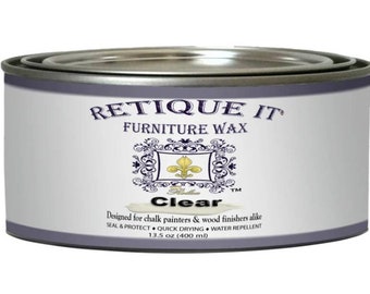 Retique It Furniture Wax, Matte Finish Sealer, Choice of Color
