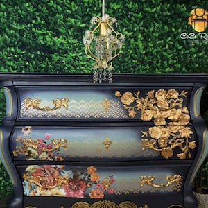 Redesign With Prima &quot;Eastern Fountain&quot; Stick & Style Stencil, Unique Pattern Stencil Roll With Sticky Back, No Bleed Through, Easy To Use