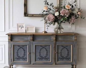 Delicate Motif Decor Poly Applique, Bendable Furniture Inlay