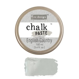 Redesign with Prima English Country Chalk Paste, Great For Raised Stencil, Stencil Mediums, Chalk Paste For Furniture, Walls, Mixed Media image 1