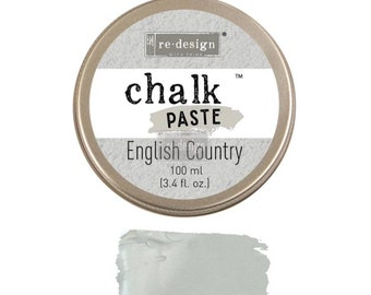 Redesign with Prima "English Country" Chalk Paste, Great For Raised Stencil, Stencil Mediums, Chalk Paste For Furniture, Walls, Mixed Media