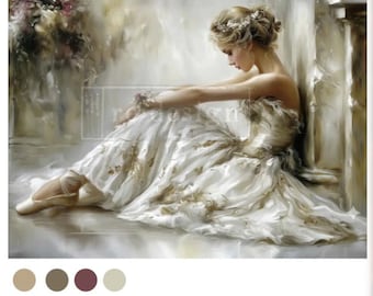 New! Redesign with Prima ÈTOILE STUDIO Decoupage Paper, Woman, Ballerina