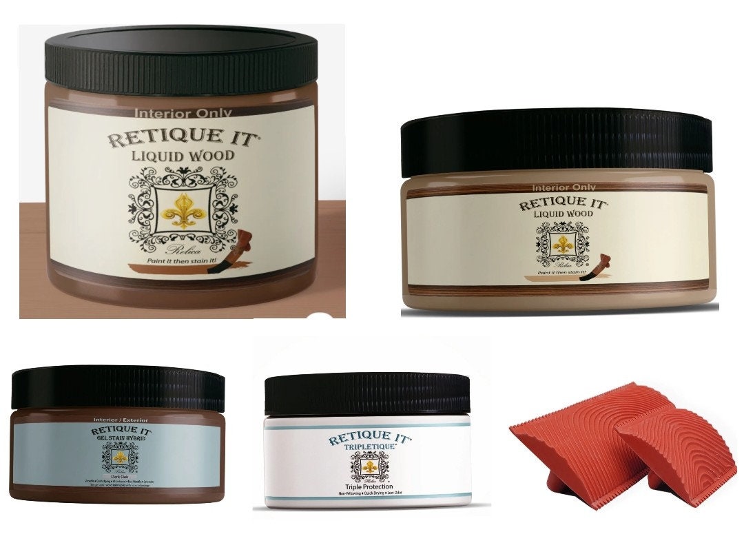 Retique It Liquid Wood Interior/exterior Kit Everything You Need to