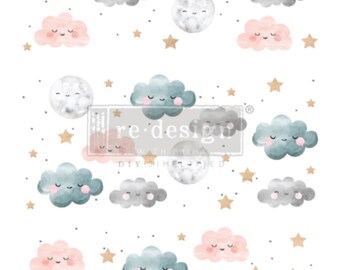Redesign With Prima "Sweet Lullaby" Decor Transfer Rub On Furniture Image Transfer, Decal, Children's Room, Baby Furniture And Decor