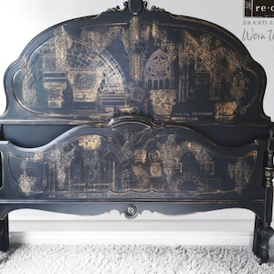 RETIRED* Redesign With Prima &quot;Architecture&quot; Decor Transfer, Extra Large Rub On Image, Steampunk Style Decal For Furniture, Walls And More!