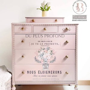 Redesign With Prima &quot;Royal Bouquet&quot; Decor Transfer, Rub On Floral Image, Bouquet Of Flowers, French Decal For Furniture, Walls & More