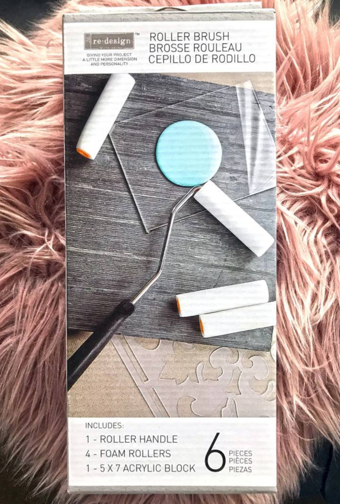 Redesign With Prima 4 Inch Foam Roller Kit Paint Brush Roller Etsy