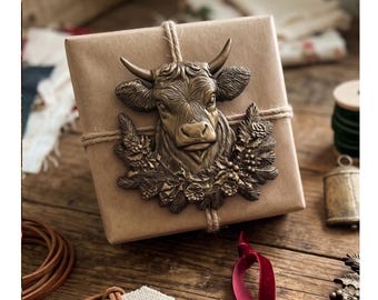 New! Redesign With Prima WINTER BARNSTEAD Decor Mould, Silicone Mold