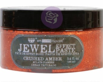 Crushed Amber Jewel Texture Paste - Prima Finnabair (3.4 ounce)