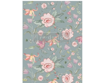 Swedish Posy Decoupage Paper, Annie Sloan Floral Fiber Paper