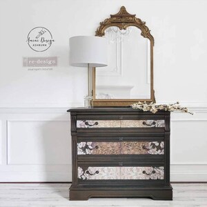 Redesign With Prima &quot;Delicate Lace&quot; Middy Transfers, Lacey Pattern, Boho Lace Designs, Scrolls, Furniture Image, Decor Decal