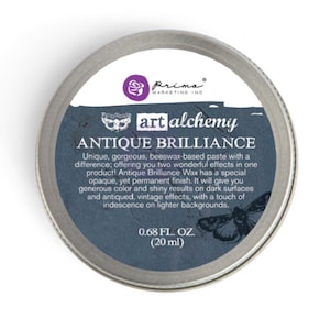 Prima Finnabair Art Alchemy &quot;Mystic Turquoise&quot; Antique Brilliance Wax Colored Wax Metallic Wax