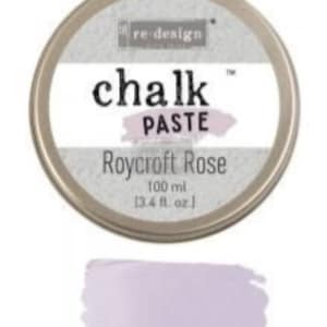 Redesign with Prima &quot;Roycroft Rose&quot; Chalk Paste, Great For Raised Stencil, Stencil Mediums, Chalk Paste For Furniture, Walls, Mixed Media