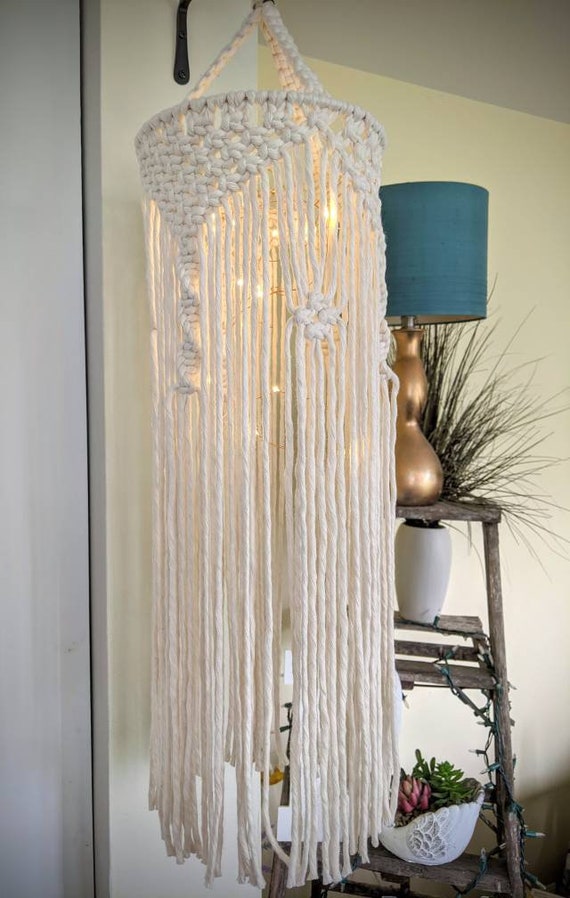 Macrame cheap string lights