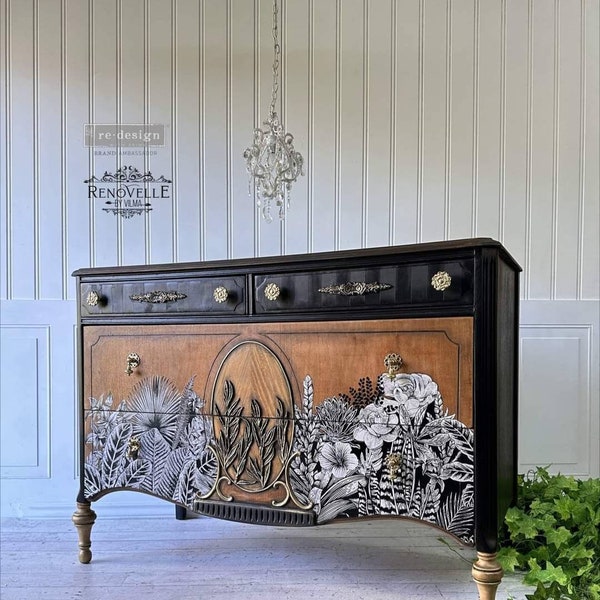 Boho Painted Furniture Etsy