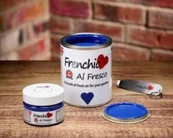 Frenchic® Furniture Paint Al Fresco Range "Kiss Me Sloely" Blue Environmentally Friendly Chalk Mineral Paint