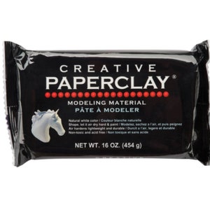 Creative Paper Clay - 16oz - Air Dry Clay - Great With Redesign With Prima Decor Moulds Applique Details