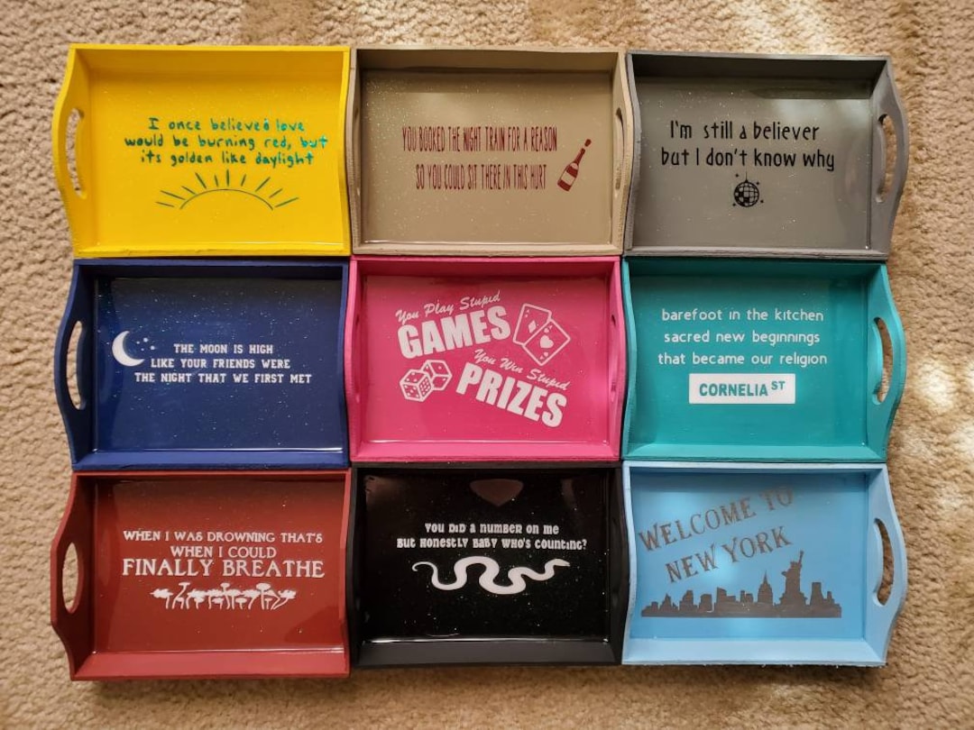 Custom Decorative Trays Etsy