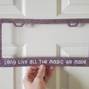 Long Live License Plate Frame
