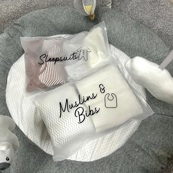 11 Hospital Bag Organisers, Maternity Bag, Labour & Delivery, Zip Lock Bags, Baby Essentials, Baby Organisation, Mum to Be, Baby Shower Gift