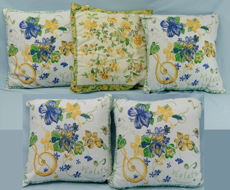 April Cornell Duvet Cover 5 Pillow Cases Reversible Violets Etsy