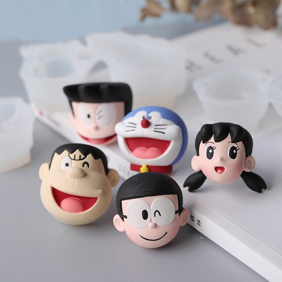 Details about The sleeping Doraemon Action figure Resin toys Doraemon Phone st