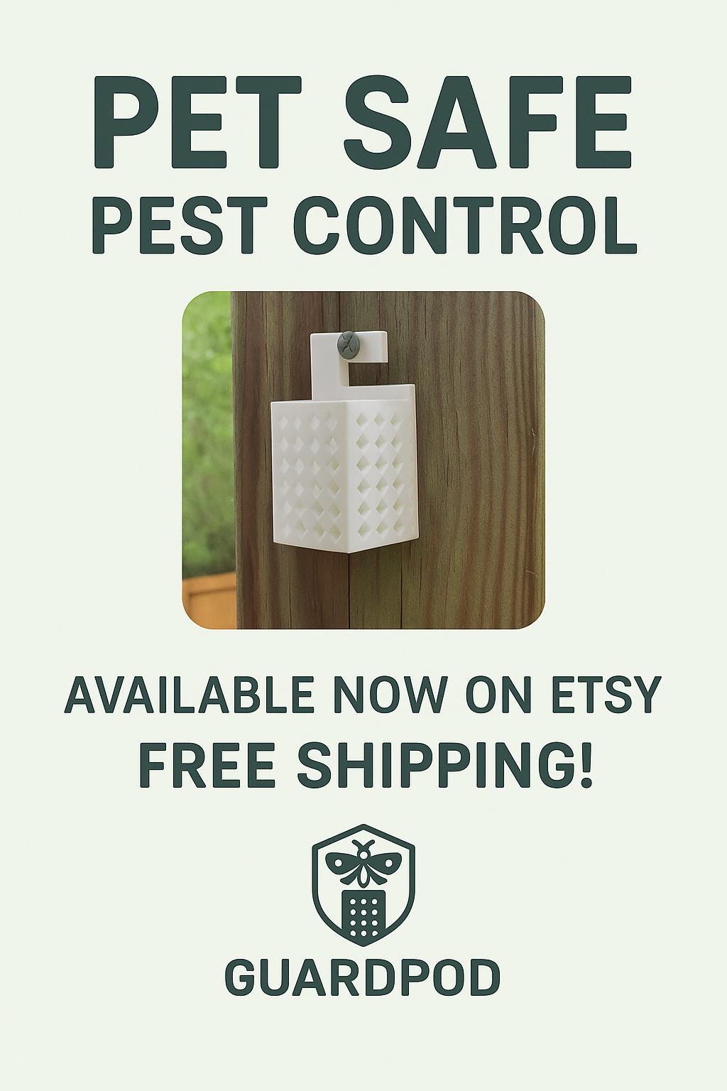 GuardPod™ Home Defense Starter Pack | 6 Large Mothball Holders | Pet Safe Pest Control | Free Shipping