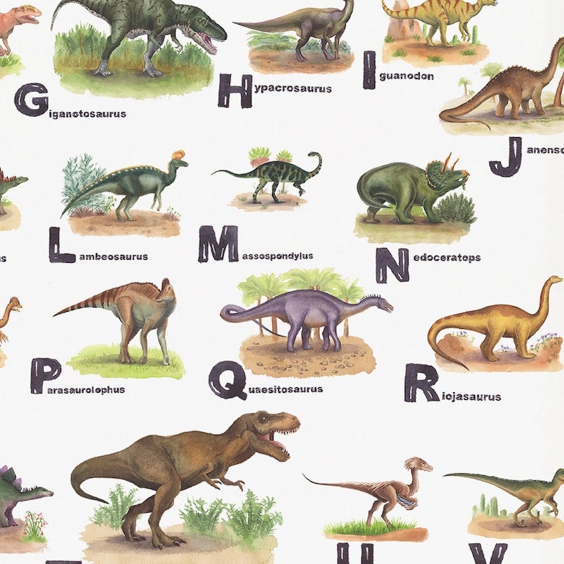 Dinosaur Alphabet Printables