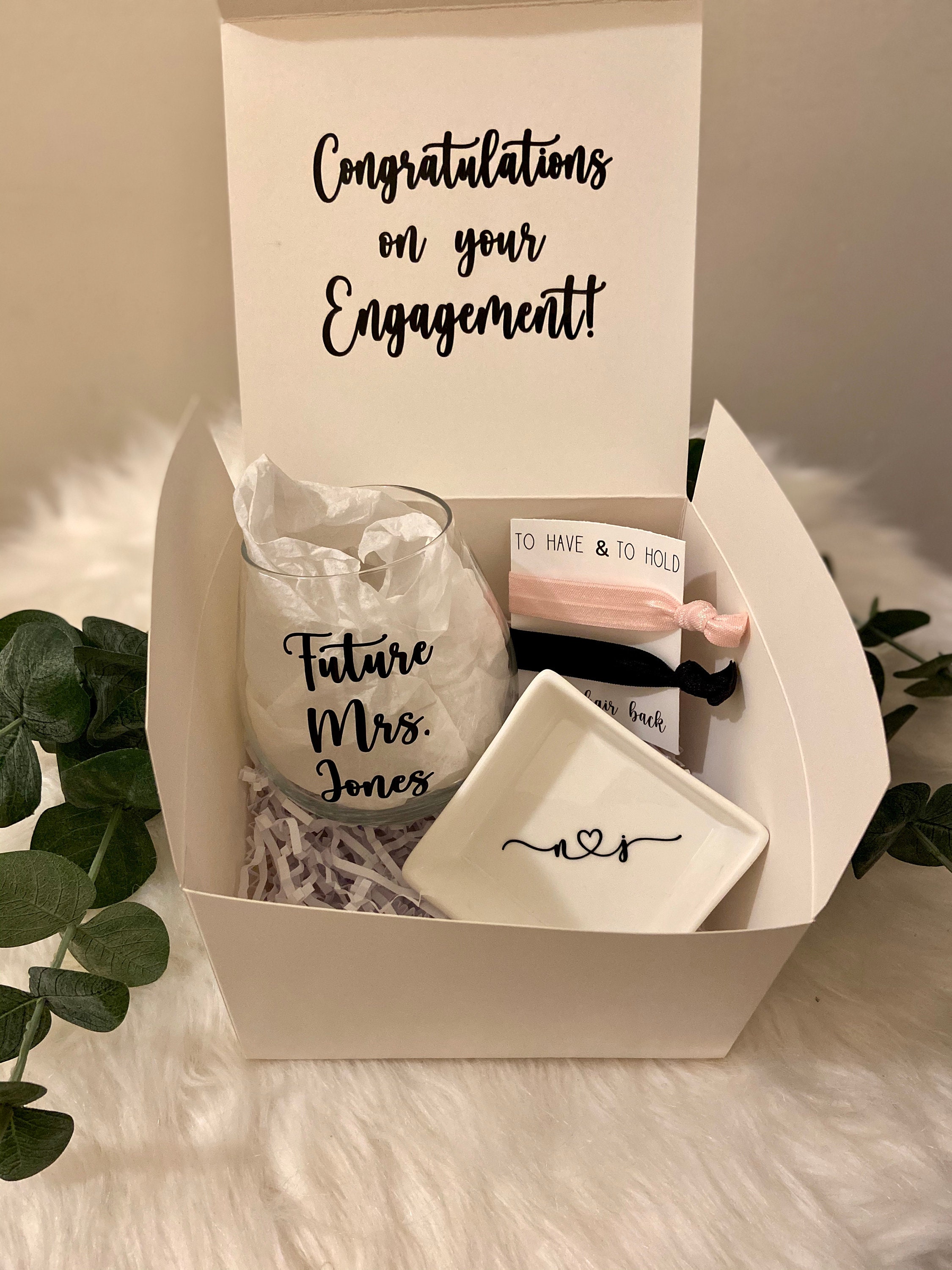 Engagement Gift Box bride Gift Box Set Personalized Etsy Australia