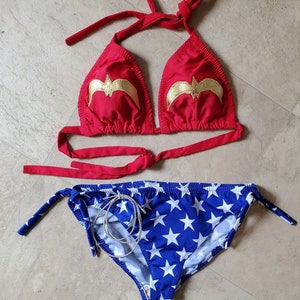 Traje de baño mujer maravilla discount