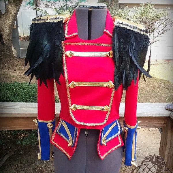 Britney Ringmaster Jacket, Tuxedo Circus Tailcoat