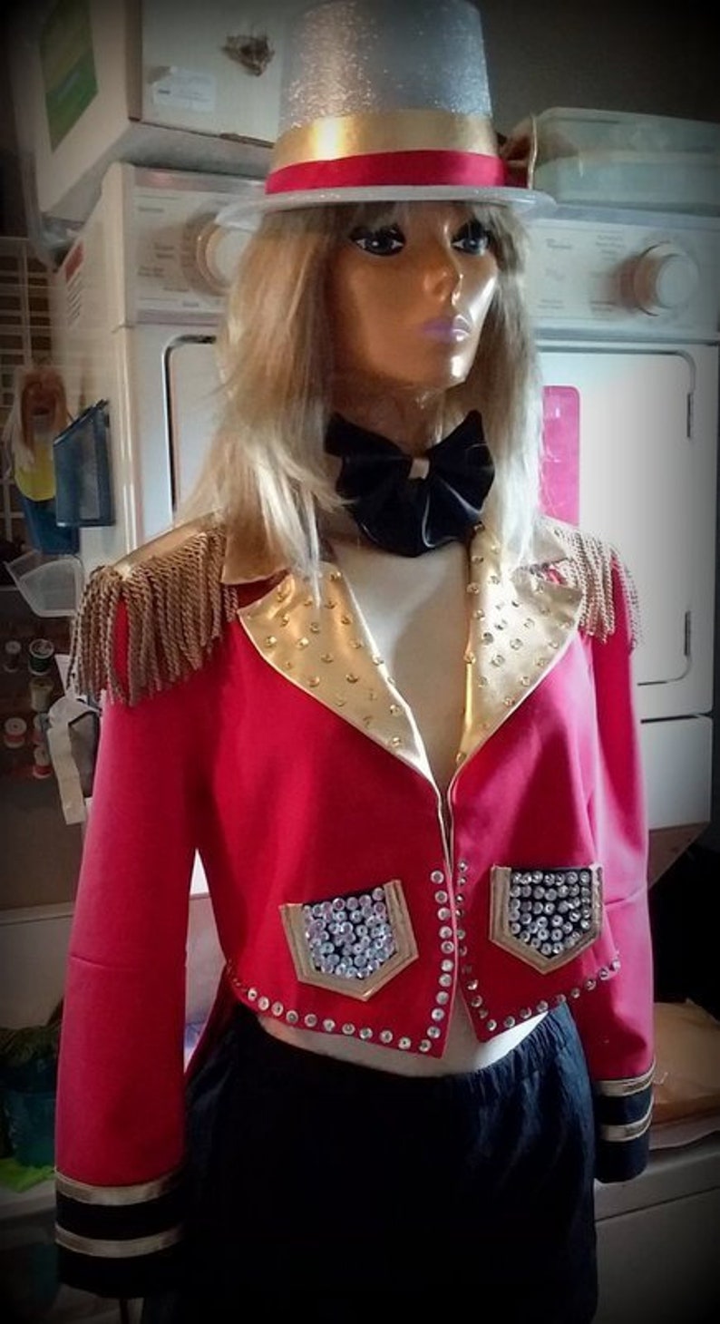 Fancy Sequins Ringmaster Jacket and Bow Tie Etsy