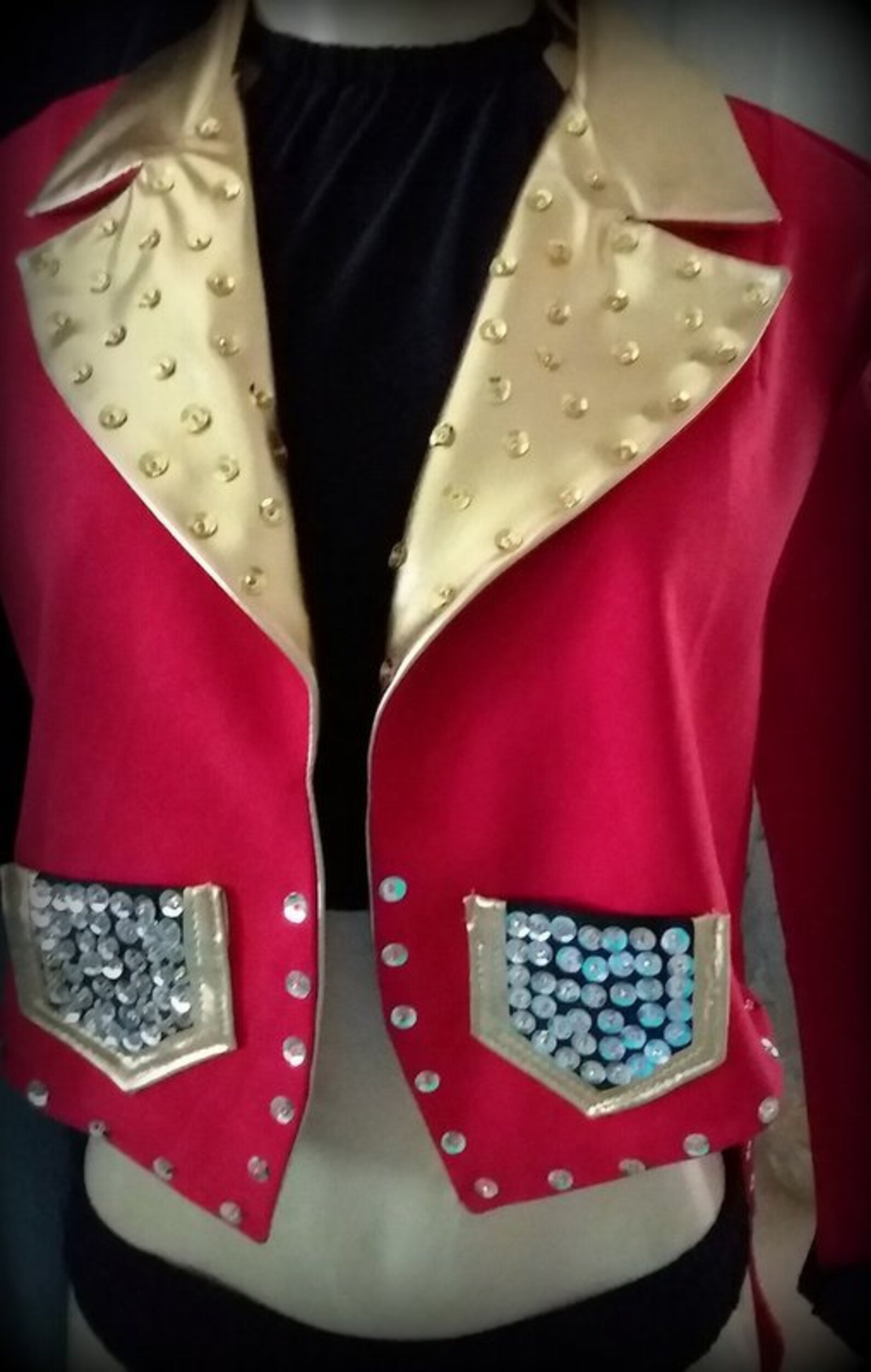 Fancy Sequins Ringmaster Jacket and Bow Tie Etsy