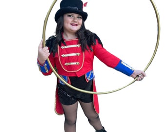 Girl's Ringmaster Jacket, Fancy Circus Tailcoat