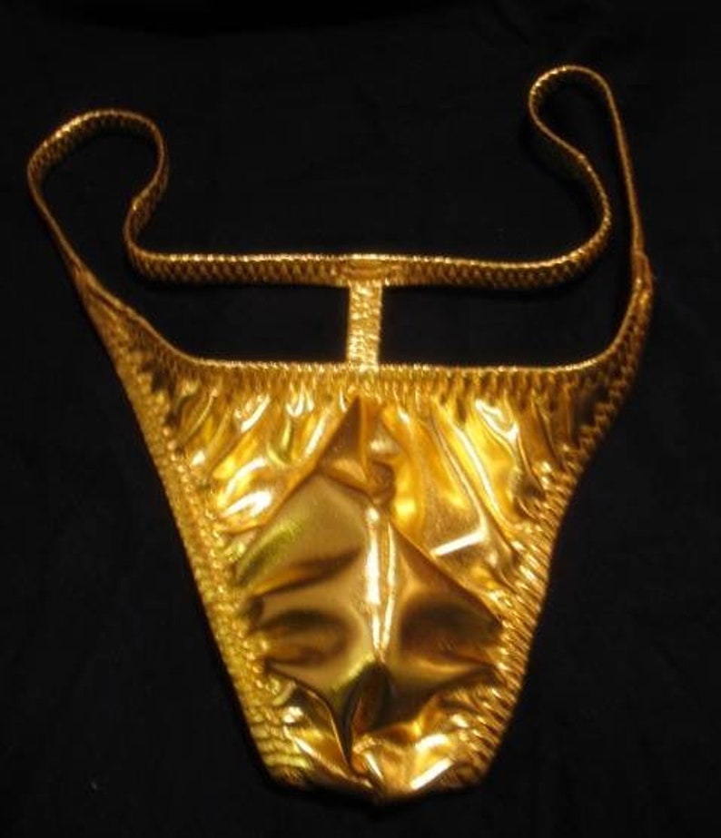 Gold Metallic GString Men's Etsy