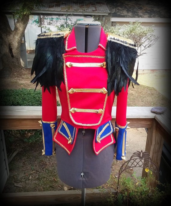 Womens Velvet Ringmaster Costume Circus Ringleader Jacket Fringed Blazer  Jacket | eBay