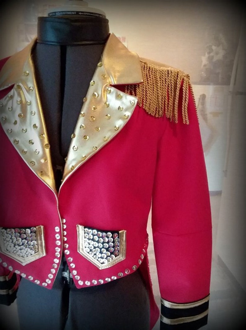 Fancy Sequins Ringmaster Jacket and Bow Tie Etsy