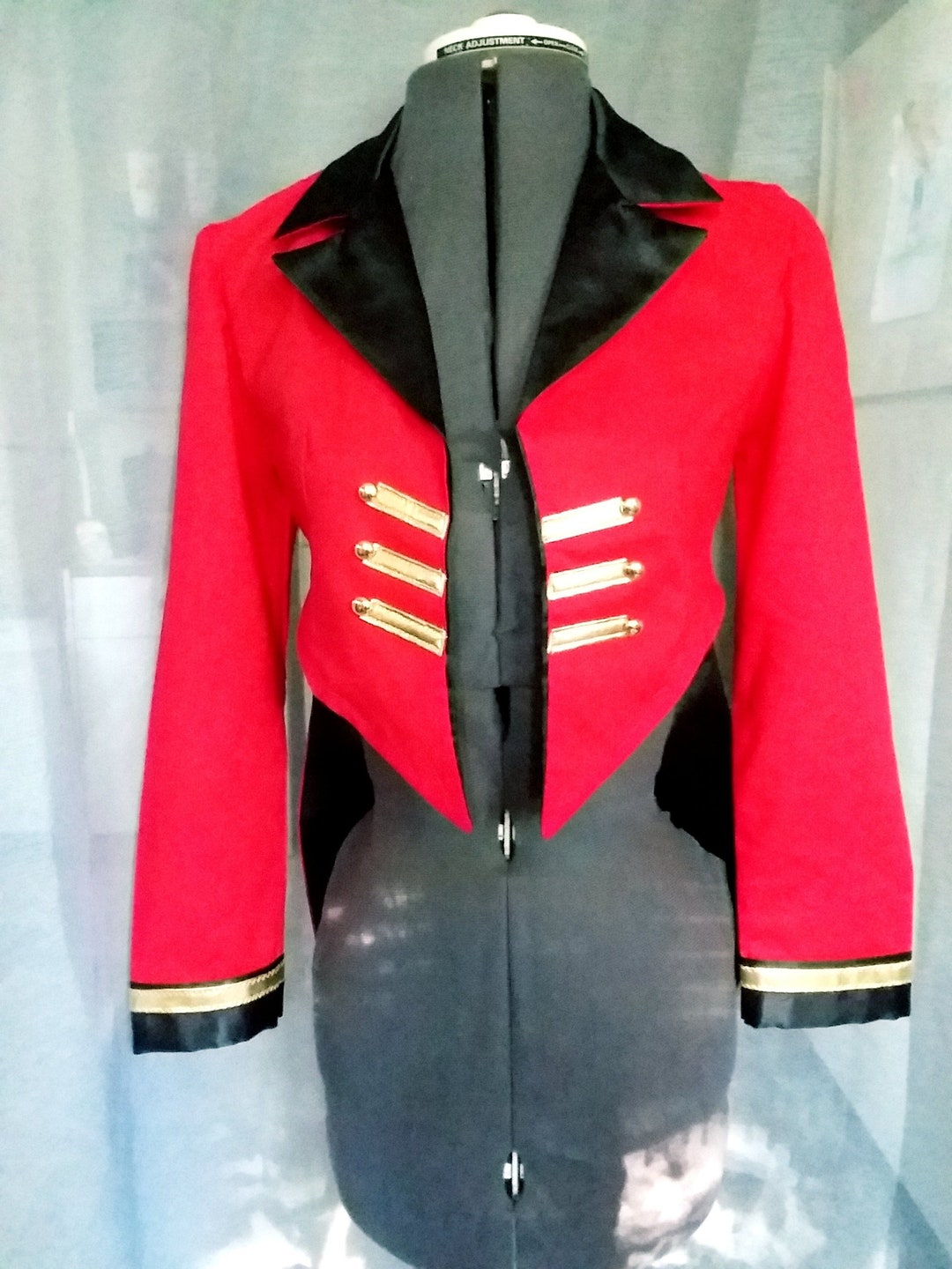 Black top ringmaster jacket